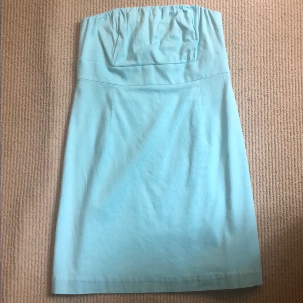Vineyard vines bright blue dress